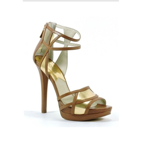 Michael Kors Jaida Back Zip Heels - Picture 1 of 7